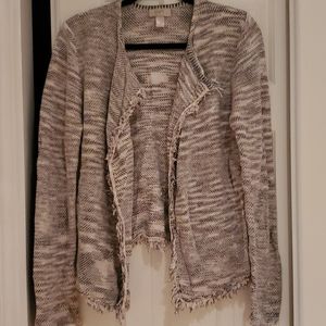 Loft outlet open cotton cardigan. Size XL